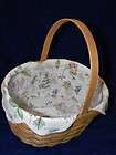 Longaberger Butterfly Tack Basket Botanical Field Liner  