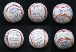 1968 Detroit Tigers team signed baseball 24 signatures  