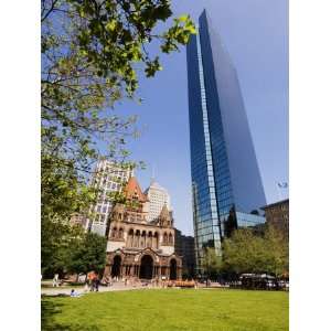  Trinity Church and the John Hancock Tower, Copley Square 