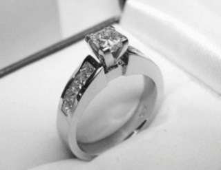 32CT PRINCESS CUT DIAMOND ENGAGEMENT WEDDING RING  