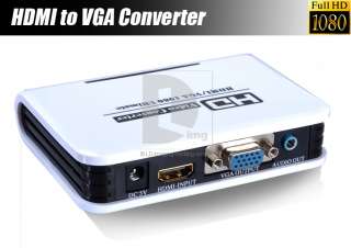   DVD HDTV PS3 Xbox 360 Audio Video Converter Adapter Box 1080P  