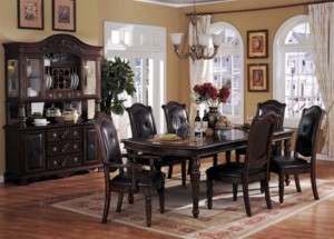 NEW Traditional 8 Pc Formal Dining Room Set Buffet & Hutch  