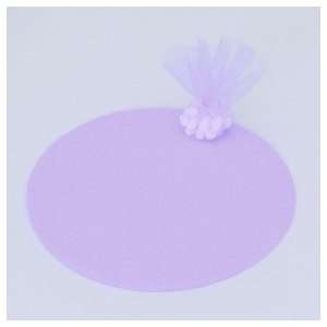 Tulle Circles   Pack/25   8 3/4 diameter   Lilac   Gift 