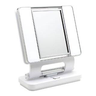 Ott lite Natural Daylight Makeup Mirror, White/Chrome (26 Watt)