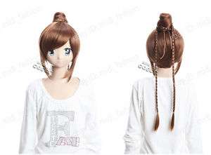 Dynasty Warriors 6 7 Bao Sanniang Cosplay Wig Costume  