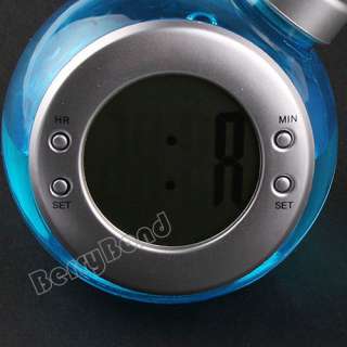 Eco Friendly Water Powered Clock with Digital LCD New  