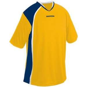  Diadora Serie A Custom Soccer Jerseys 971   GOLD/NAVY 