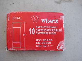 WIMEX 5400102 500V 2A Cartridge Fuses (10)  