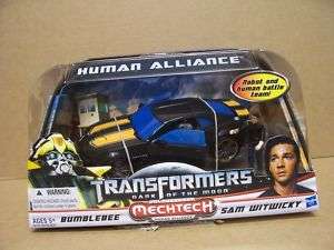 Transformers Dark Of The Moon Human Alliance Sam with Bumblebee  
