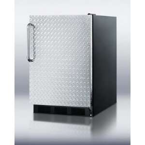   ft. All Refrigerator With Diamond Plate Door Automatic Defrost Hidden