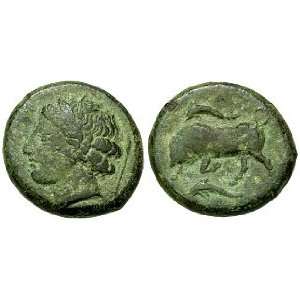  Syracuse, Sicily, Agathocles, 317   289 B.C.; Bronze AE 24 