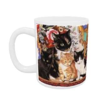   and Kittens (pastel on paper) by Anne Robinson   Mug   Standard Size