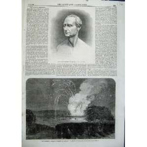 1863 Bust William Armstrong Fireworks Maine Germany