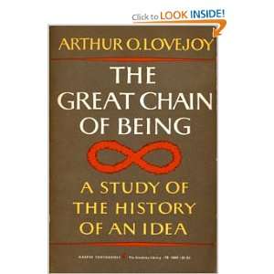   Being, The Study of The History of An Idea Arthur O. Lovejoy Books