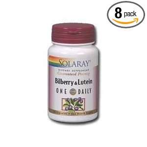  One Daily Billberry & Lutein 30 Capsules 8PACK Health 
