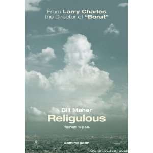  Religulous Movie Poster 24x36in bill maher