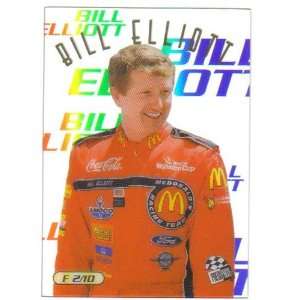  1996 Press Pass Bill Elliott NASCAR Clear Acetate Insert 
