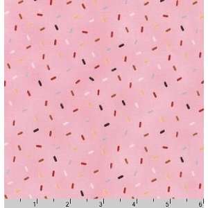 Robert Kaufman Sprinkles Pink Fabric