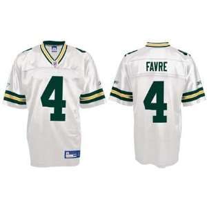 Brett Favre Green Bay Packers #4 Replica Reebok NFL Football Jersey 