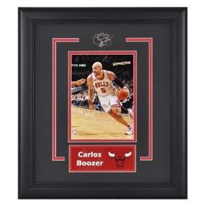 Carlos Boozer Chicago Bulls Framed 6x8 Photograph with Facsimile 