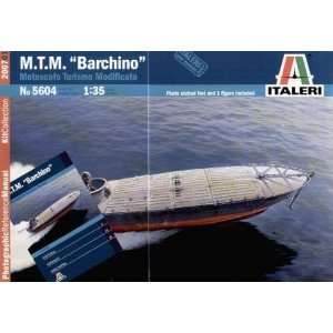  MTM Barchino Italian Attack Boat w/Figure 1 35 Italeri 