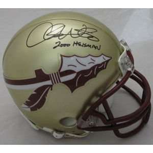 Chris Weinke Autographed/Hand Signed Florida State Seminoles Mini 