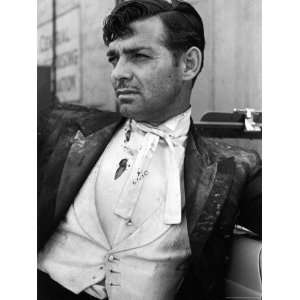  Actor Clark Gable in Costume on the Set of the Film San 