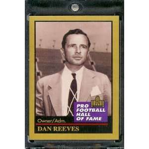  1991 ENOR Dan Reeves Football Hall of Fame Owner Card #119 