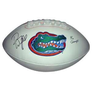 Danny Wuerffel Autographed Florida Gators Logo Football w/ 96 Champs