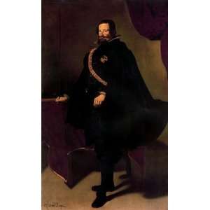 Hand Made Oil Reproduction   Diego Velazquez   32 x 52 inches   Conde 