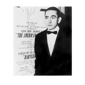  Edward Albee American Playwright Standing Beside Poster 