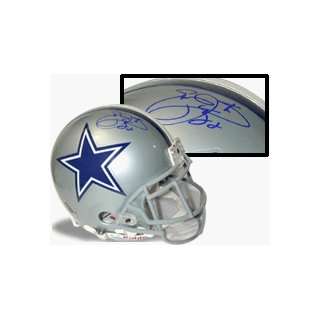 Emmitt Smith Hand Signed Cowboys Helmet