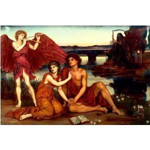  Loves Passing   Canvas By Evelyn De Morgan Highest 