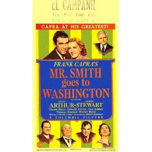 Frank Capras Mr. Smith Goes to Washington   Movie Poster   27 x 40