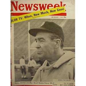  Notre Dame Football Coach Frank Leahy December 7, 1953 