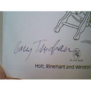 Trudeau, Garry 1978 Doonesburys Greatest Hits Book Signed Autograph 