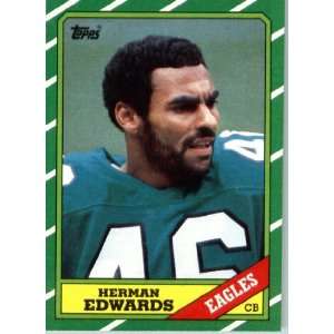  1986 Topps # 277 Herman Edwards Philadelphia Eagles 