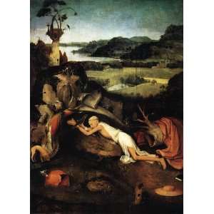   paintings   Hieronymus Bosch   24 x 34 inches   St Jerome in Prayer