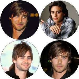  Set of 4   JARED LETO   Actor Pinback Buttons 1.25 Pins 