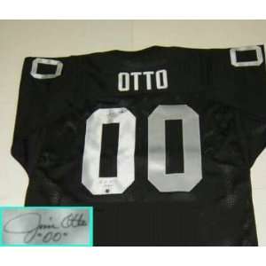 Jim Otto Hand Signed Raiders Throwback Jersey with Inscription