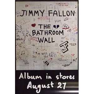 JIMMY FALLON THE BATHROOM WALL 24x36 Poster