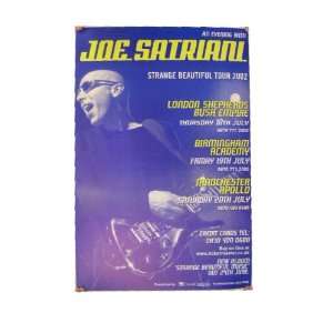 Joe Satriani Poster Strange Beautiful Tour 2002