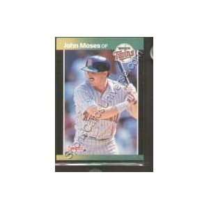  1989 Donruss Regular #626 John Moses, Minnesota Twins 