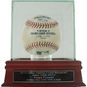 Jorge Posada Game Used Baseball from his 250th HR Game 6/12/10 w 