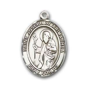  Sterling Silver St. Joseph of Arimathea Medal Jewelry