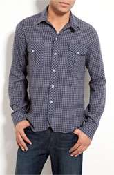 Billy Reid Willie Check Print Cotton Shirt Was $185.00 Now $73.90 