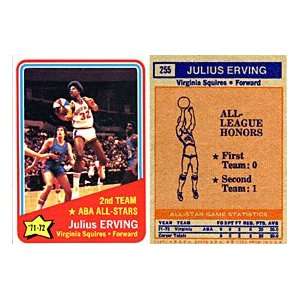 Julius Erving 1970 Topps Card