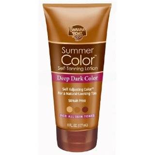 Banana Boat Summer Color Self Tanning Lotion, Deep Dark Color, For All 
