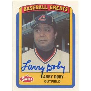 Larry Doby Autographed 1990 Swell Card