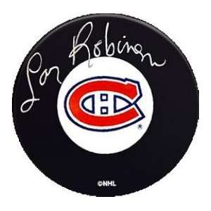 Larry Robinson autographed Hockey Puck (Montreal Canadiens)